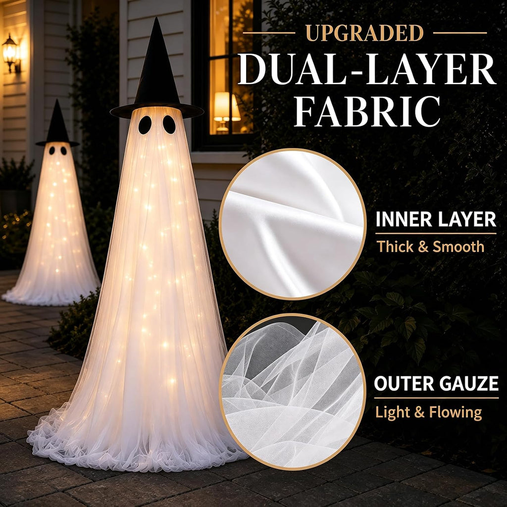 2 Pack 5 Ft Ghost Decor